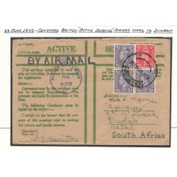 PAQUEBOT cancel 1943 WW2 ON...